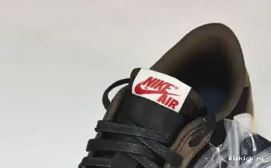 AIR 1 LOW SCOTT JORDAN MOCHA DARK TRAVIS 0617